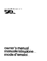 Siel DK 80 Owner'S Manual preview