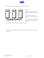 Предварительный просмотр 74 страницы Siel SAFEPOWER EVO HFT Installation And Use Manual