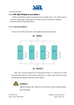 Preview for 21 page of Siel SAFEPOWER SPM Installation And User Manual