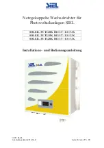 Предварительный просмотр 182 страницы Siel SOLEIL 3F-TL10K Installation And Operation Manual