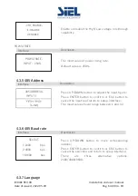 Preview for 64 page of Siel Soleil Hybrid 3,6k Installation, Operation & Maintenance Manual