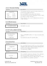 Preview for 66 page of Siel Soleil Hybrid 3,6k Installation, Operation & Maintenance Manual