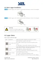 Preview for 76 page of Siel Soleil Hybrid 3,6k Installation, Operation & Maintenance Manual