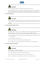 Предварительный просмотр 11 страницы Siel Soleil SPX 200K User Manual