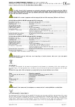 Preview for 9 page of Siem Nova 6110-A1 CURET MAX User And Maintenance Manual