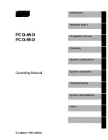 Предварительный просмотр 5 страницы Siemens Nixdorf PCD-4ND Operating Manual