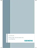 Preview for 1 page of Siemens 11X0123456R User Manual