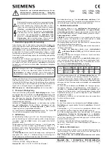 Preview for 1 page of Siemens 1FK Series Safety And Operating Instructions Manual