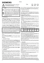 Preview for 2 page of Siemens 1FK Series Safety And Operating Instructions Manual