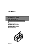 Preview for 1 page of Siemens 1FK7 01. Instructions Manual