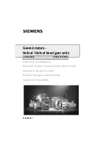 Siemens 1FK7 Series Instructions Manual preview