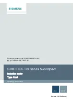 Preview for 1 page of Siemens 1LA8 Operating Instructions Manual