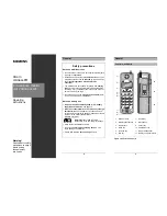 Предварительный просмотр 1 страницы Siemens 2000C pocket Operating Instructions Manual