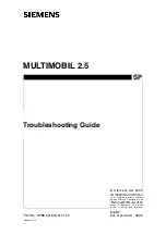 Siemens 25 Troubleshooting Manual preview