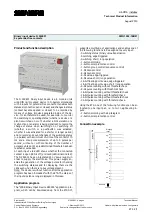 Siemens 262E01 Technical Product Information preview