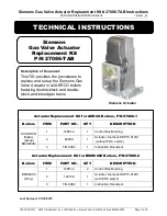 Предварительный просмотр 1 страницы Siemens 27086-TAB Technical Instructions