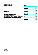 Preview for 1 page of Siemens 2AI 2/4WIRE HF Manual