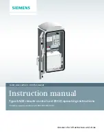 Siemens 3AD8 Instruction Manual preview