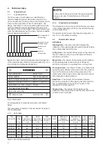 Preview for 4 page of Siemens 3AF 01 Operating Instructions Manual