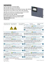 Preview for 1 page of Siemens 3KC ATC6500 Operating Instructions Manual