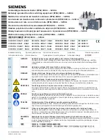 Siemens 3KC4350-0FA21-0AA3 Operating Instructions Manual preview