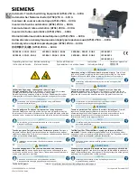 Siemens 3KC8338-0CA22-0GA3 Operating Instructions Manual предпросмотр