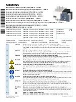 Siemens 3KC8348 - 0FA22 - 0GA3 Operating Instructions Manual preview