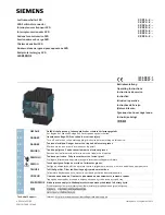 Siemens 3KD Series Operating Instructions Manual предпросмотр