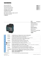 Предварительный просмотр 1 страницы Siemens 3KD16-2 Series Operating Instructions Manual