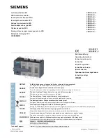 Предварительный просмотр 1 страницы Siemens 3KD36-0P Series Operating Instructions Manual