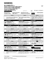 Preview for 1 page of Siemens 3LD7 Operating Instructions