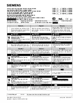 Preview for 1 page of Siemens 3NP11 3 Series Operating Instructions