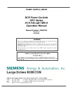 Siemens 3PCI Series Operation Manual предпросмотр