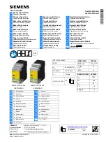 Предварительный просмотр 1 страницы Siemens 3RK1405-1SE15-0AA2 Original Operating Instructions