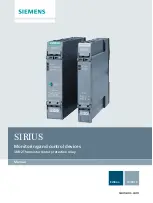 Preview for 1 page of Siemens 3RN2011 Manual