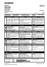 Siemens 3RV1991-1BA0 Operating Instructions Manual предпросмотр