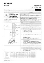 Preview for 1 page of Siemens 3RW2920-1 05 Series Assembly Instructions Manual