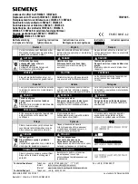 Предварительный просмотр 1 страницы Siemens 3RW49 5 Operating Instructions