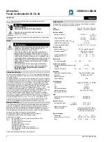 Preview for 4 page of Siemens 3RX9501-0BA00 Operating Instructions Manual