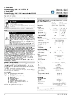 Предварительный просмотр 2 страницы Siemens 3RX9501-1BA00 Quick Start Manual