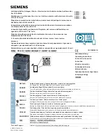 Siemens 3VA2 JP Series Manual preview