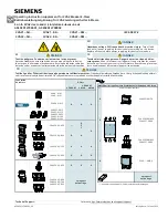 Siemens 3VA21-0H Series Operating Instructions preview