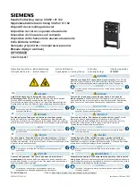 Siemens 3VA52 Operating Instructions Manual preview