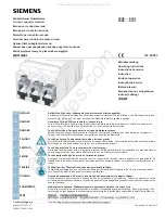 Siemens 3VA9-0JB1 Series Operating Instructions preview