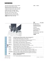 Siemens 3VA9 0Q.00 Series Operating Instructions preview