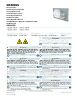 Preview for 1 page of Siemens 3VA9.38-0VK20 Operating Instructions Manual