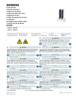 Предварительный просмотр 1 страницы Siemens 3VA9132-0WA00 Operating Instructions Manual