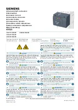 Siemens 3VA9157-0GK00 Operating Instructions предпросмотр