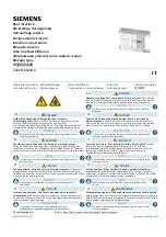 Siemens 3VA9578-0VM10 Operating Instructions Manual предпросмотр