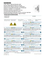 Siemens 3VA9587-0VF10 Operating Instructions Manual предпросмотр